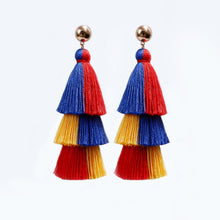 Load image into Gallery viewer, Casiletti Handmade Tassel Earrings for Women Long Bohemian Unique Dangle Earrings