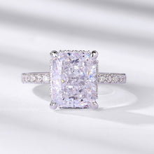 Load image into Gallery viewer, Casiletti Radiant Shaped Icy-Cut High Carbon Diamond Ring