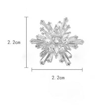 Load image into Gallery viewer, Icy Delight Snowflake Lapel Pin