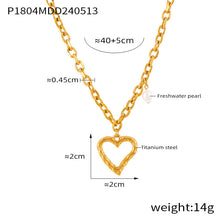 Load image into Gallery viewer, Casiletti Rose Heart Pendant Necklace for Women