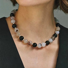 Load image into Gallery viewer, Natural Agate Collar Necklace Natural Gemstone Choker for Women