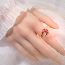 Load image into Gallery viewer, Casiletti Female&#39;s Self-defense Small Dagger Rose Ring